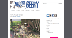 Desktop Screenshot of brookegeery.com
